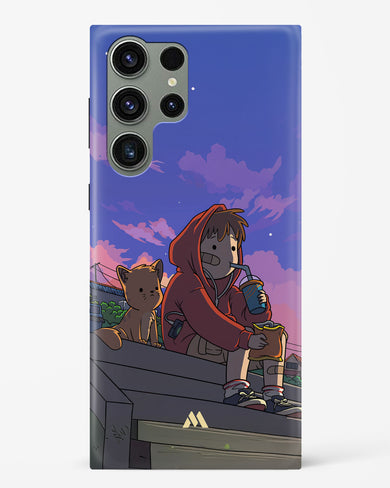 Anime Boy Lo Fi Hard Case Phone Cover (Samsung)