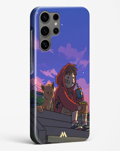 Anime Boy Lo Fi Hard Case Phone Cover (Samsung)