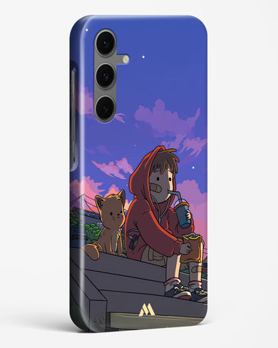 Anime Boy Lo Fi Hard Case Phone Cover (Samsung)