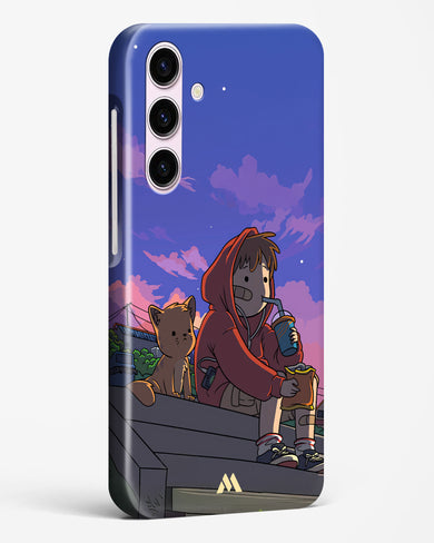 Anime Boy Lo Fi Hard Case Phone Cover (Samsung)