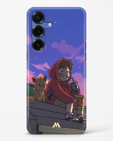 Anime Boy Lo Fi Hard Case Phone Cover (Samsung)