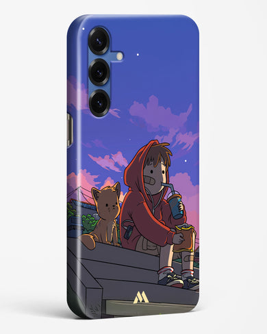 Anime Boy Lo Fi Hard Case Phone Cover (Samsung)