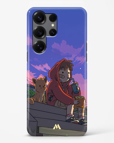Anime Boy Lo Fi Hard Case Phone Cover (Samsung)