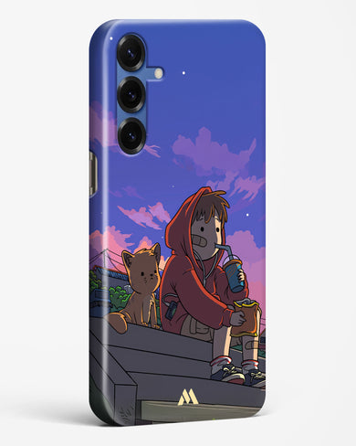 Anime Boy Lo Fi Hard Case Phone Cover (Samsung)