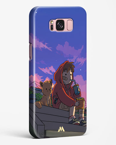 Anime Boy Lo Fi Hard Case Phone Cover (Samsung)