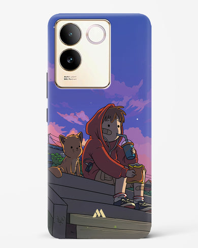 Anime Boy Lo Fi Hard Case Phone Cover (Vivo)