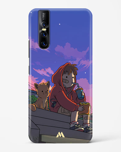 Anime Boy Lo Fi Hard Case Phone Cover (Vivo)