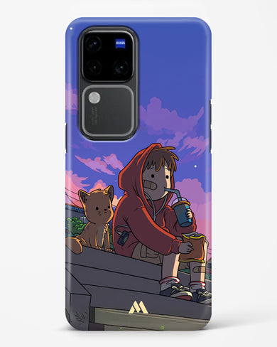 Anime Boy Lo Fi Hard Case Phone Cover (Vivo)