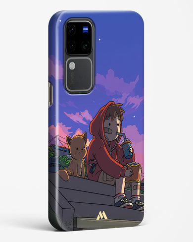 Anime Boy Lo Fi Hard Case Phone Cover (Vivo)