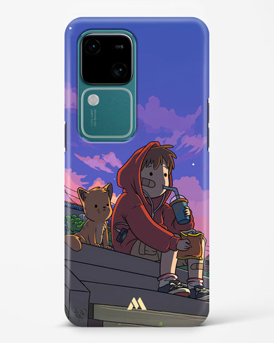 Anime Boy Lo Fi Hard Case Phone Cover (Vivo)
