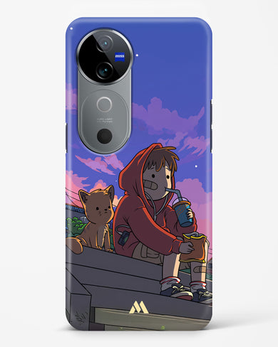 Anime Boy Lo Fi Hard Case Phone Cover (Vivo)