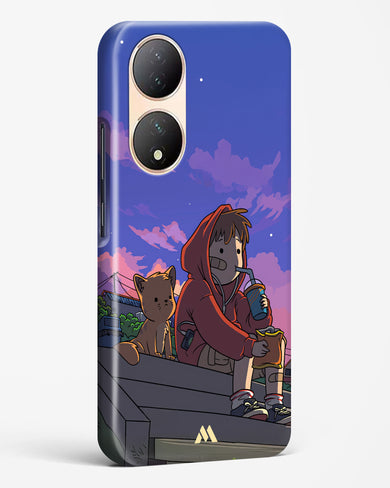 Anime Boy Lo Fi Hard Case Phone Cover (Vivo)