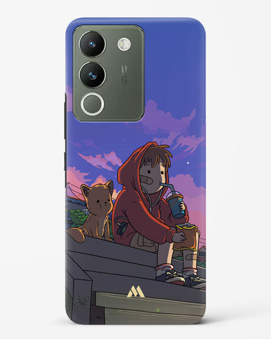 Anime Boy Lo Fi Hard Case Phone Cover (Vivo)