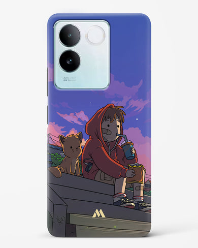 Anime Boy Lo Fi Hard Case Phone Cover (Vivo)