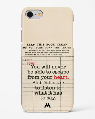 Listen to your Heart Hard Case Phone Cover (Apple)