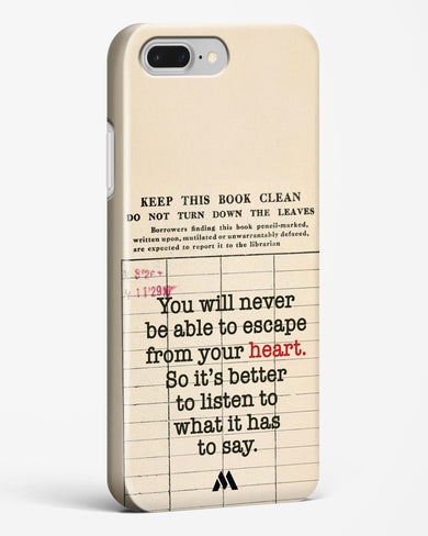 Listen to your Heart Hard Case Phone Cover (Apple)