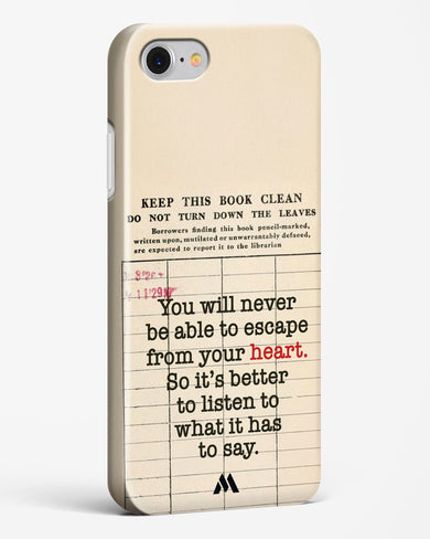 Listen to your Heart Hard Case Phone Cover (Apple)