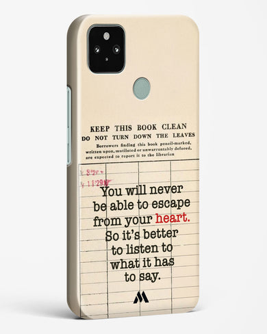 Listen to your Heart Hard Case Phone Cover (Google)