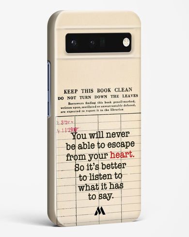 Listen to your Heart Hard Case Phone Cover (Google)