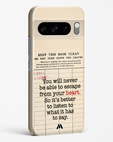Listen to your Heart Hard Case Phone Cover (Google)