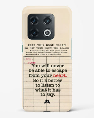 Listen to your Heart Hard Case Phone Cover (OnePlus)