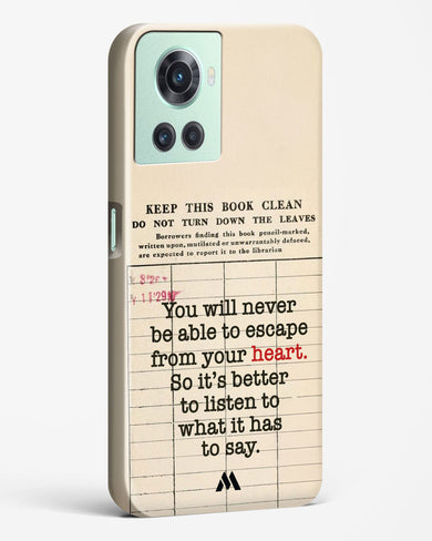 Listen to your Heart Hard Case Phone Cover (OnePlus)