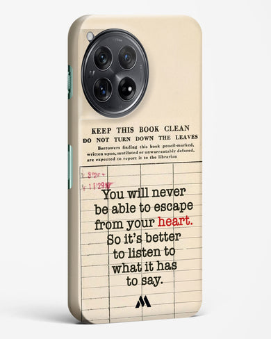 Listen to your Heart Hard Case Phone Cover (OnePlus)