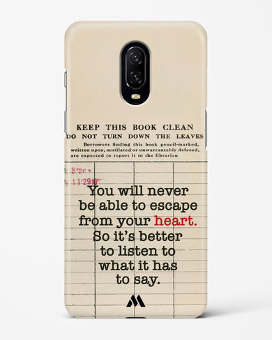 Listen to your Heart Hard Case Phone Cover (OnePlus)