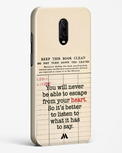 Listen to your Heart Hard Case Phone Cover (OnePlus)