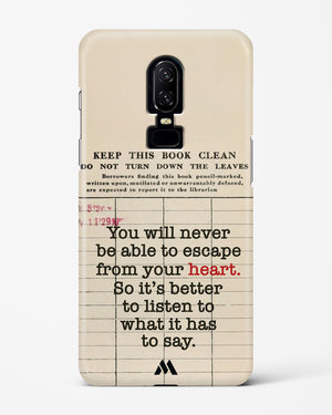 Listen to your Heart Hard Case Phone Cover (OnePlus)