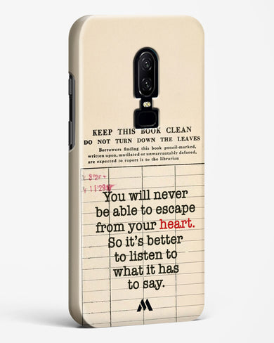 Listen to your Heart Hard Case Phone Cover (OnePlus)