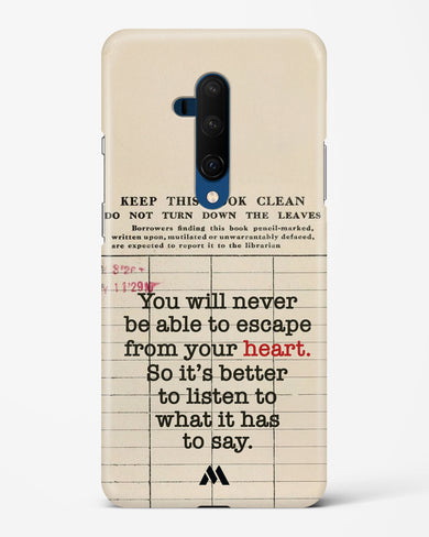 Listen to your Heart Hard Case Phone Cover (OnePlus)
