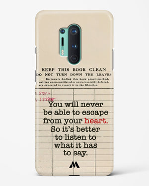 Listen to your Heart Hard Case Phone Cover (OnePlus)