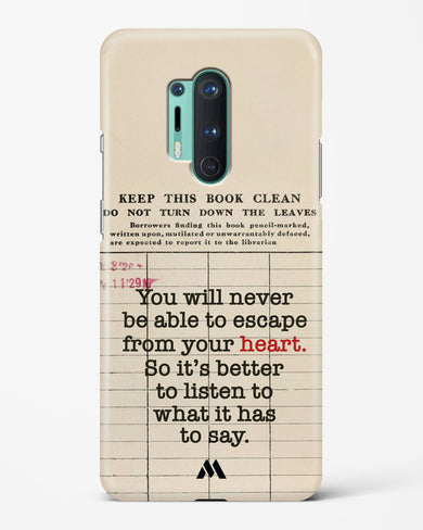 Listen to your Heart Hard Case Phone Cover (OnePlus)