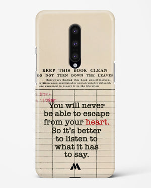 Listen to your Heart Hard Case Phone Cover (OnePlus)