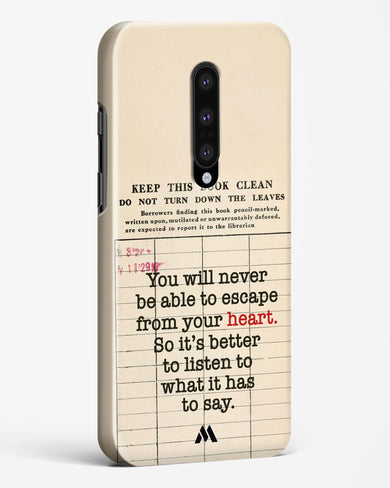 Listen to your Heart Hard Case Phone Cover (OnePlus)