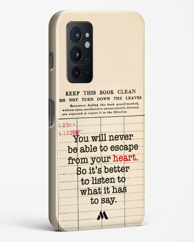 Listen to your Heart Hard Case Phone Cover (OnePlus)