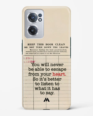 Listen to your Heart Hard Case Phone Cover (OnePlus)