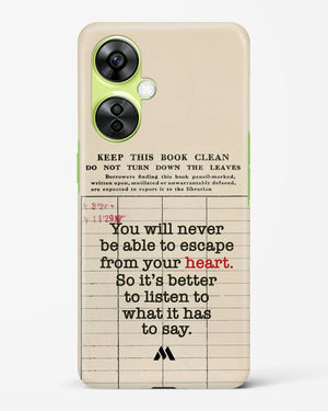 Listen to your Heart Hard Case Phone Cover (OnePlus)