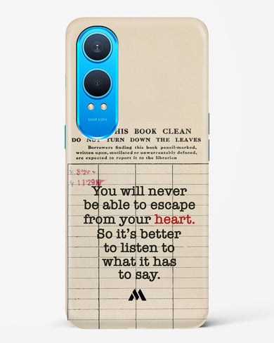 Listen to your Heart Hard Case Phone Cover (OnePlus)