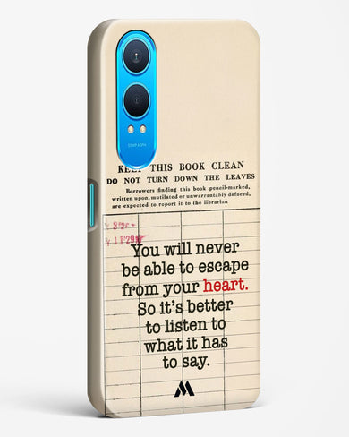 Listen to your Heart Hard Case Phone Cover (OnePlus)