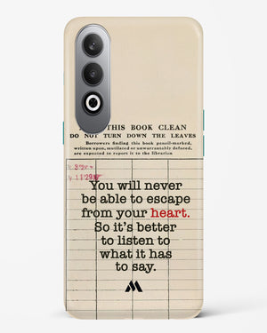 Listen to your Heart Hard Case Phone Cover (OnePlus)