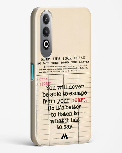 Listen to your Heart Hard Case Phone Cover (OnePlus)