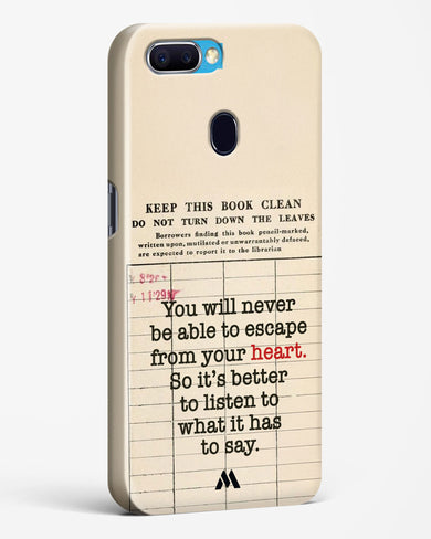 Listen to your Heart Hard Case Phone Cover (Oppo)