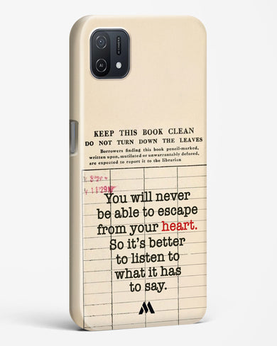 Listen to your Heart Hard Case Phone Cover (Oppo)