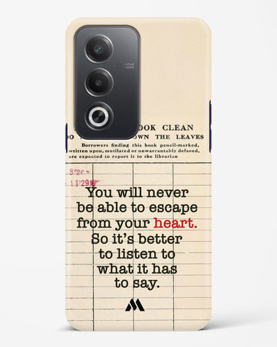 Listen to your Heart Hard Case Phone Cover (Oppo)