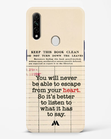 Listen to your Heart Hard Case Phone Cover (Oppo)