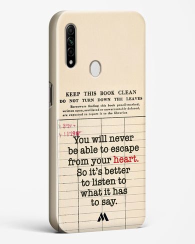 Listen to your Heart Hard Case Phone Cover (Oppo)