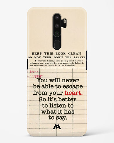 Listen to your Heart Hard Case Phone Cover (Oppo)