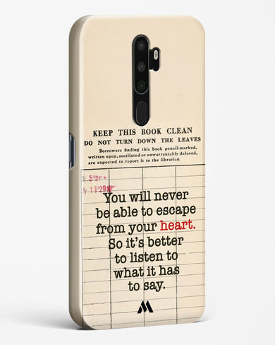 Listen to your Heart Hard Case Phone Cover (Oppo)